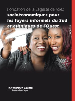 cover image of Fondation de la Sagesse de rôles Socioéconomiques pour les foyers informels du Sud et ethniques de l'Ouest